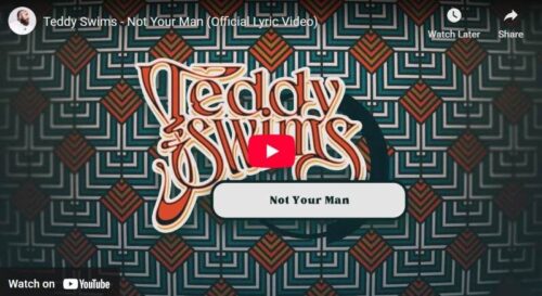 Teddy Swims - Not Your Man Lyric Video