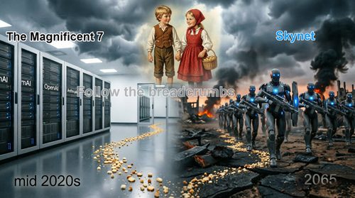 Breadcrumb trail links AI servers to Skynet robot future